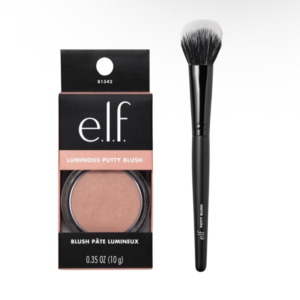 e.I.f. - Luminous Putty Blush with Putty Blush Brush